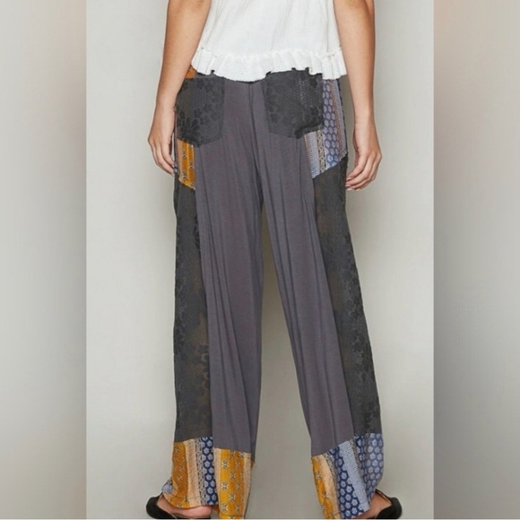 POL Multicolor Patterned Wide-Leg Pants - Picture 3 of 8